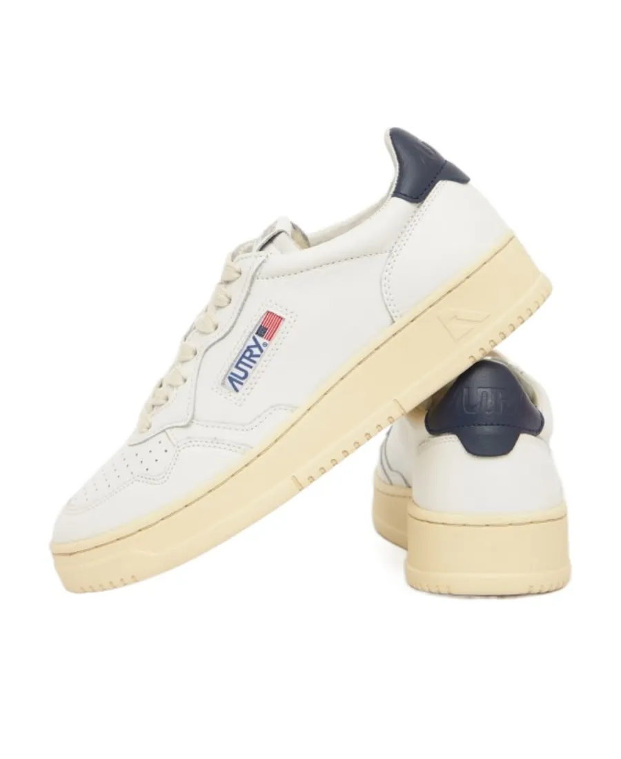 Leather-Panelled Sneakers