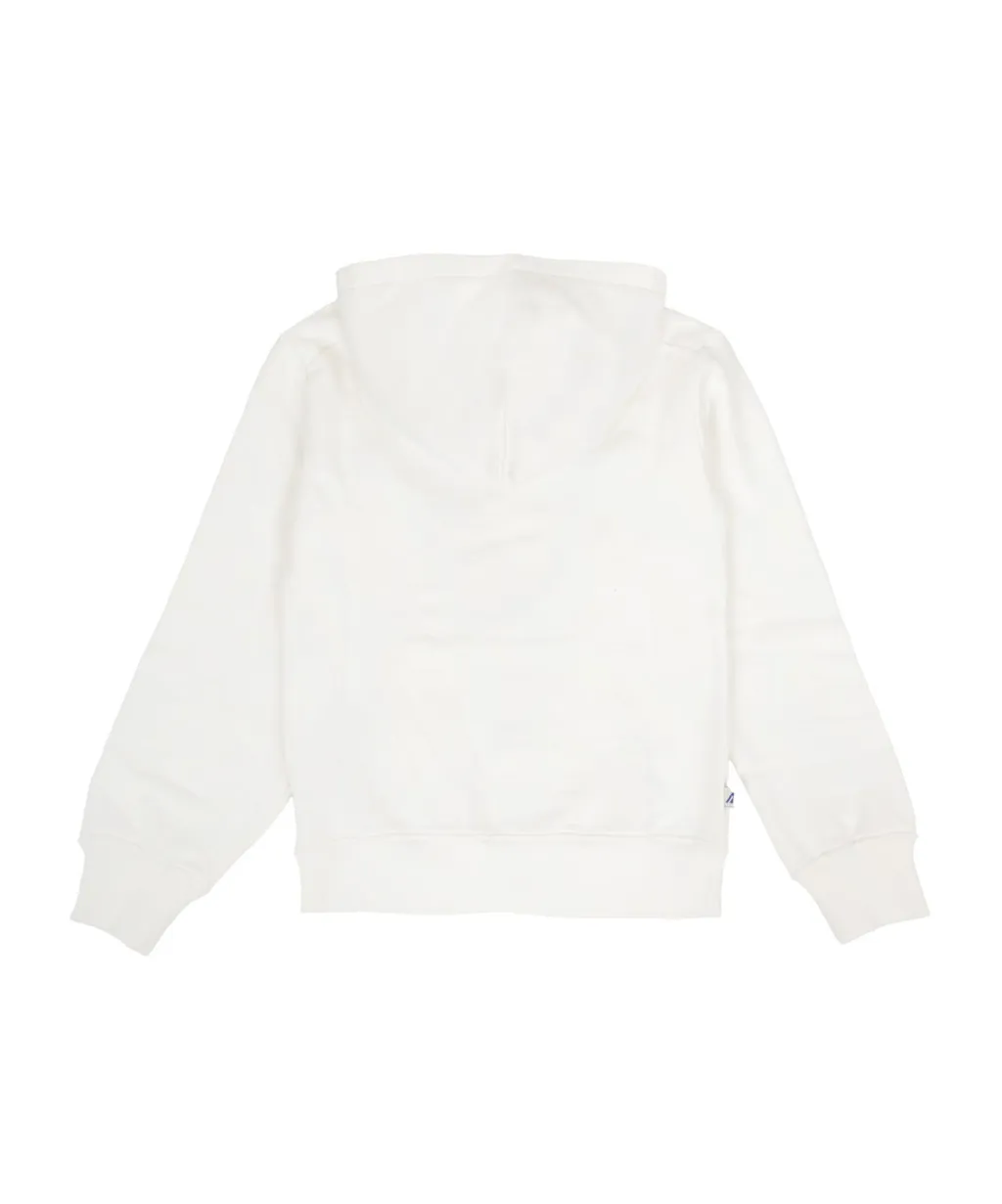 Logo-Printed Long-Sleeved Hoodie