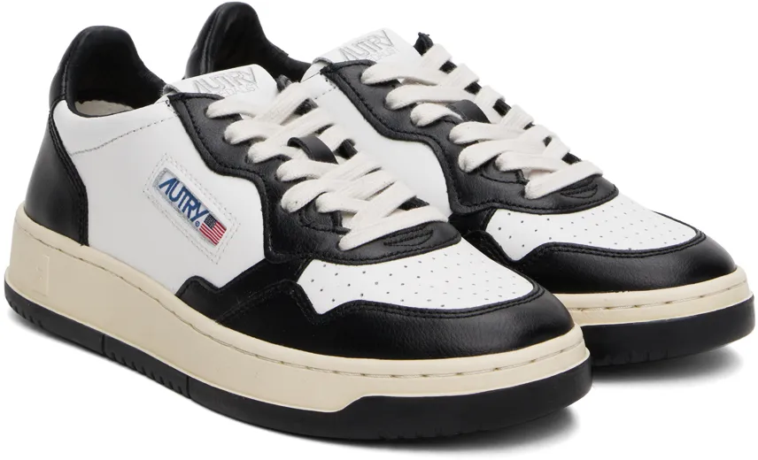 Two-Toned Low-Top Sneakers