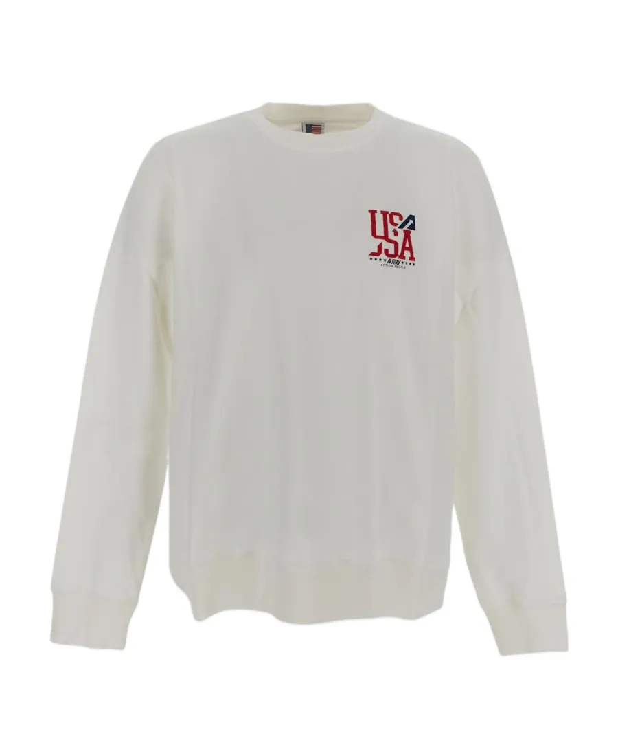 Logo Printed Crewneck Sweatshirt