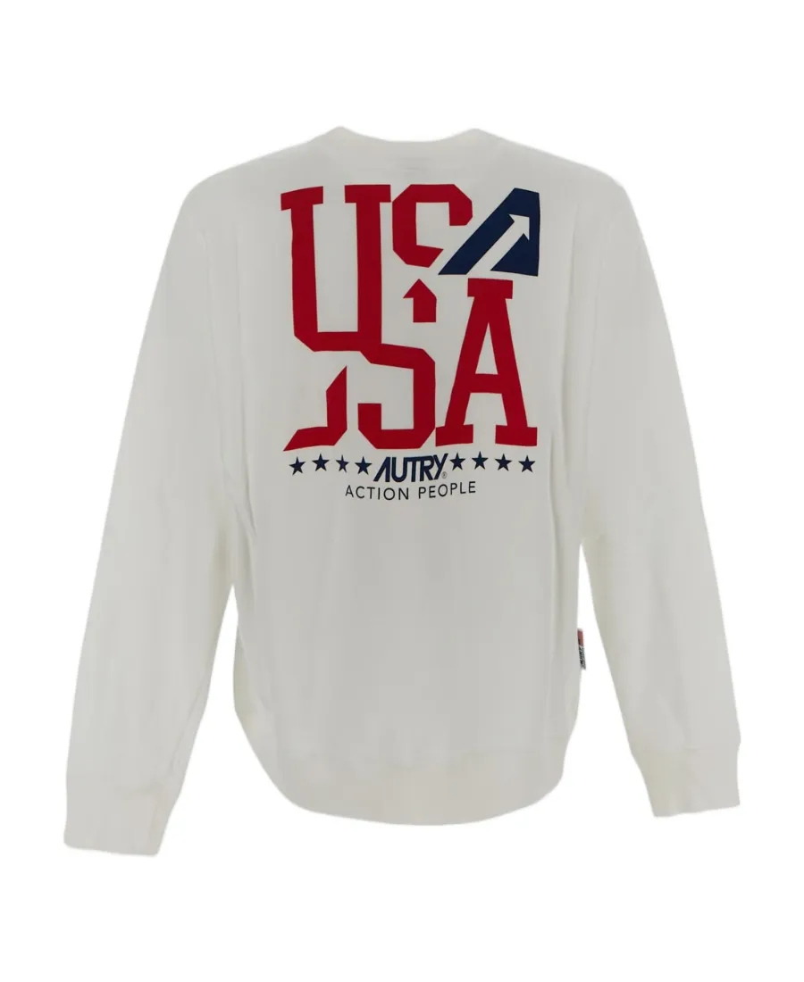 Logo Printed Crewneck Sweatshirt