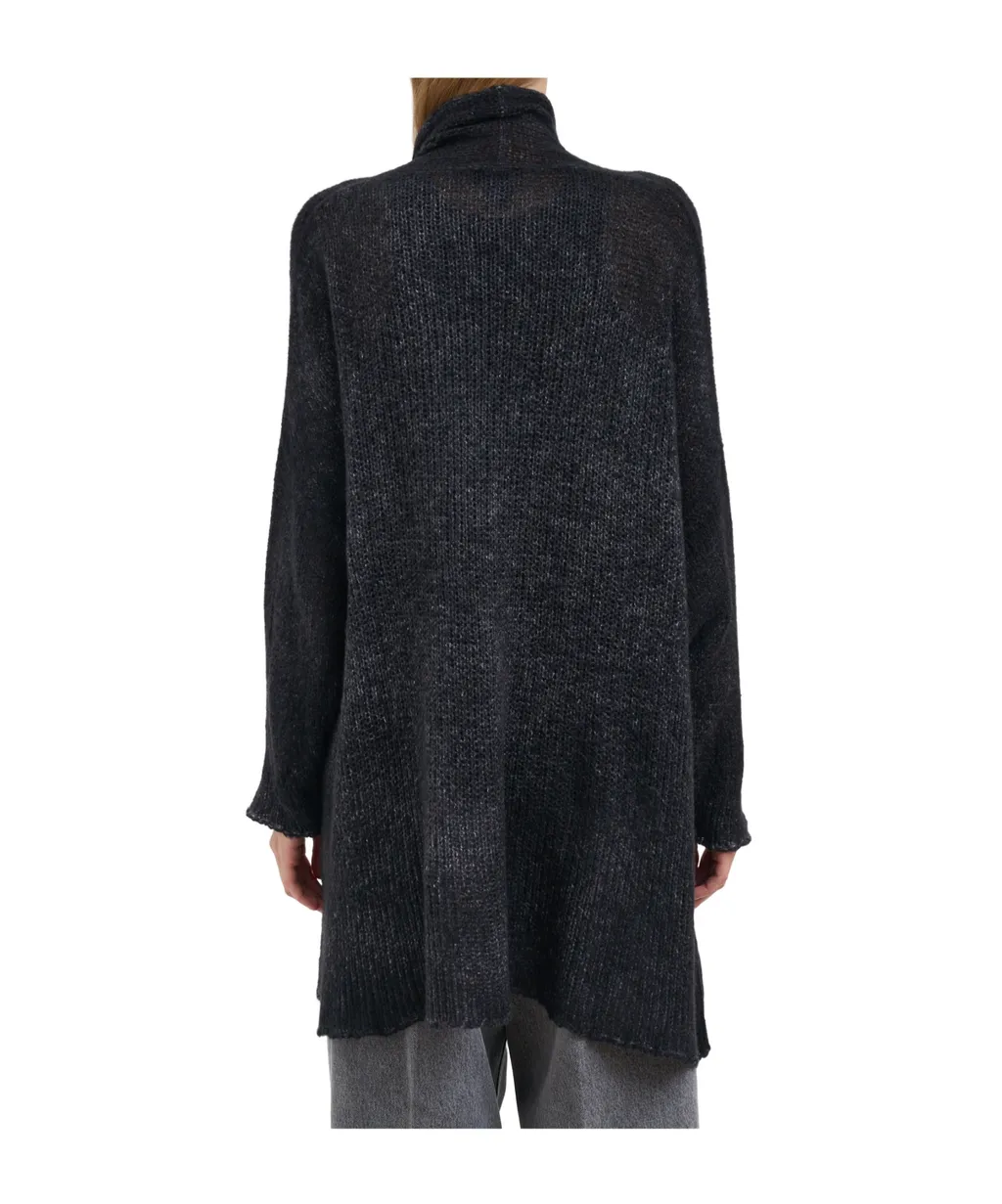 Long-Sleeved Knitted Cardigan