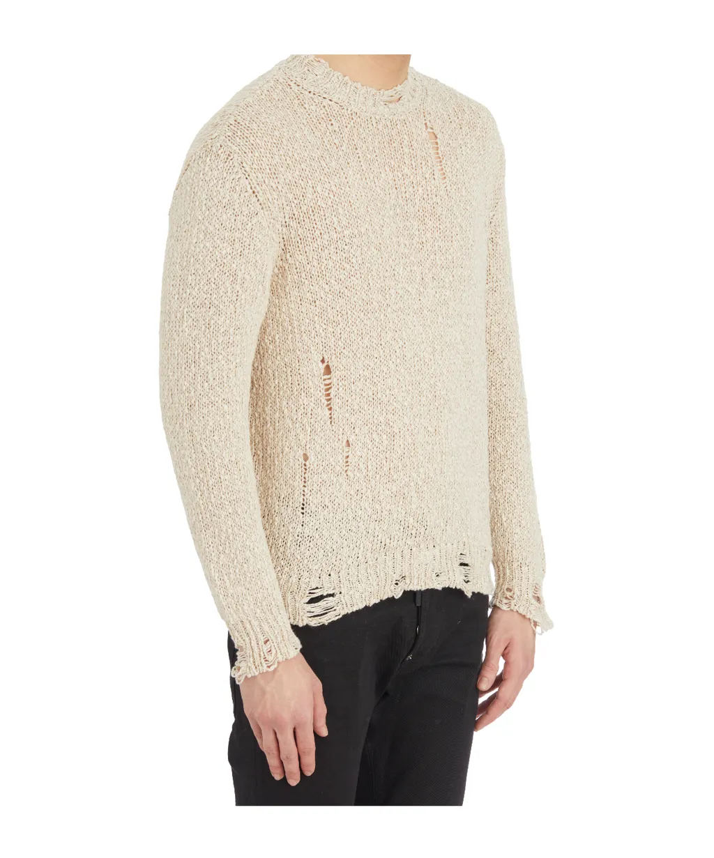 Crochet-Knit Sweater