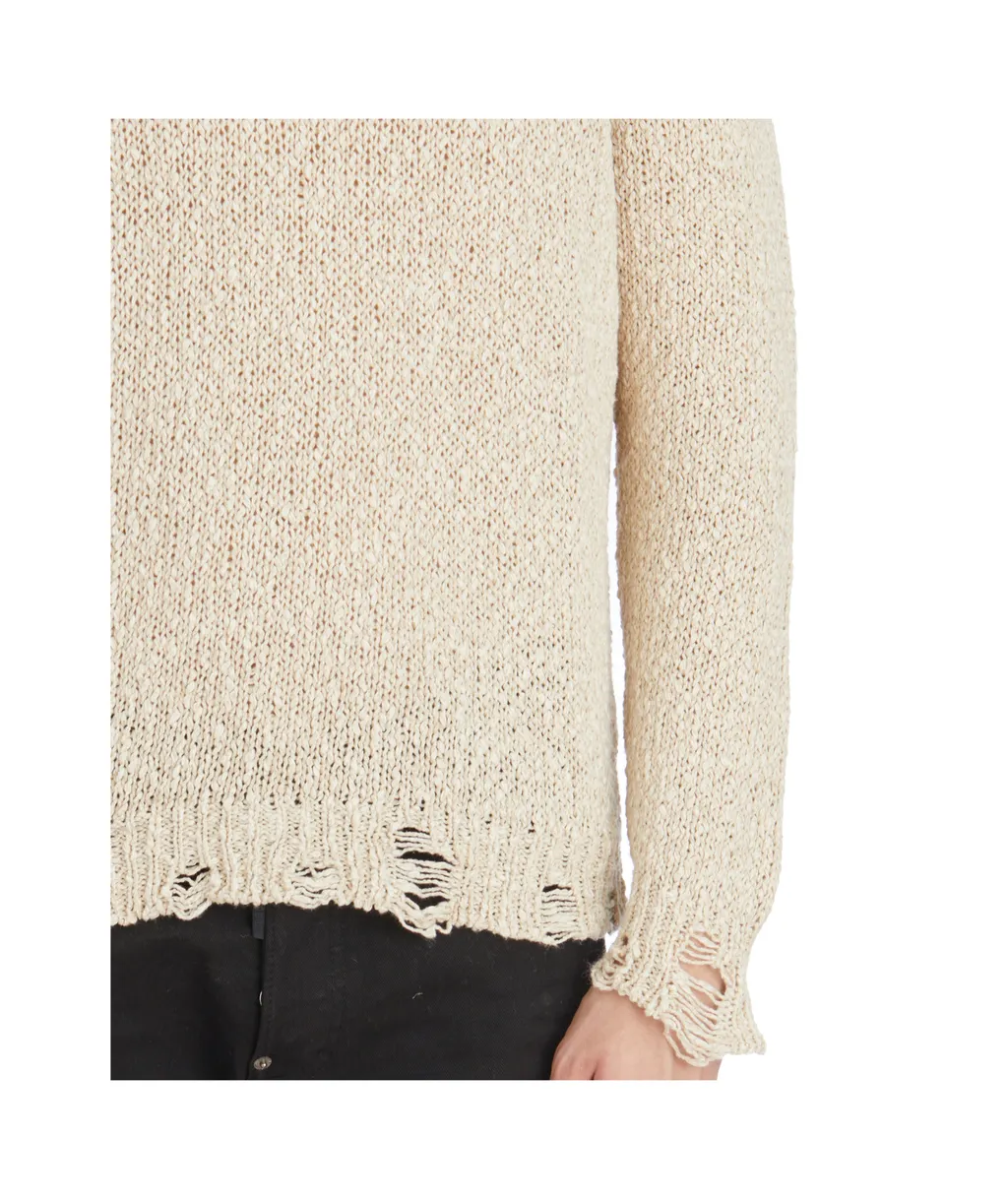 Crochet-Knit Sweater