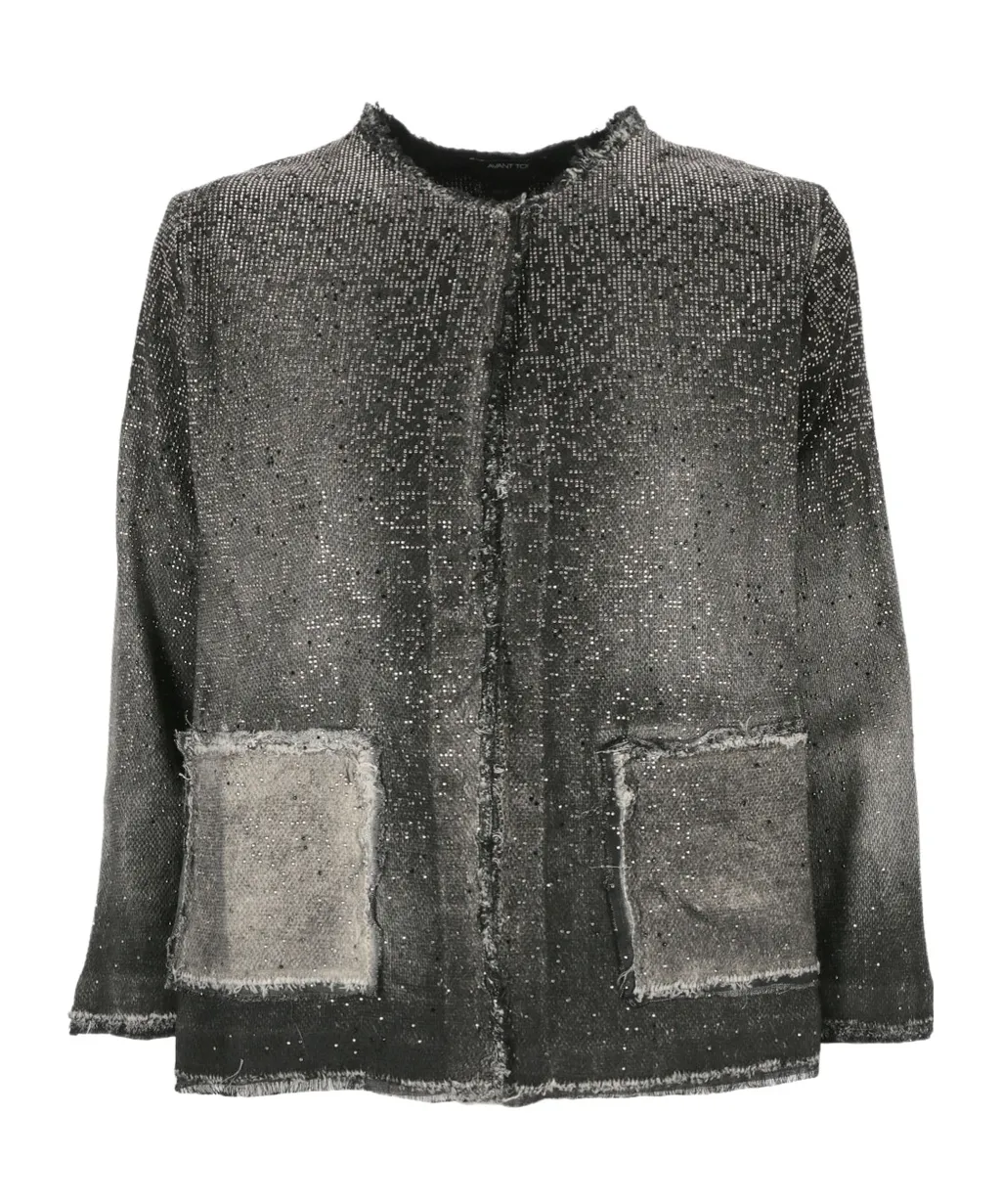 Round-Collar Casual Jacket