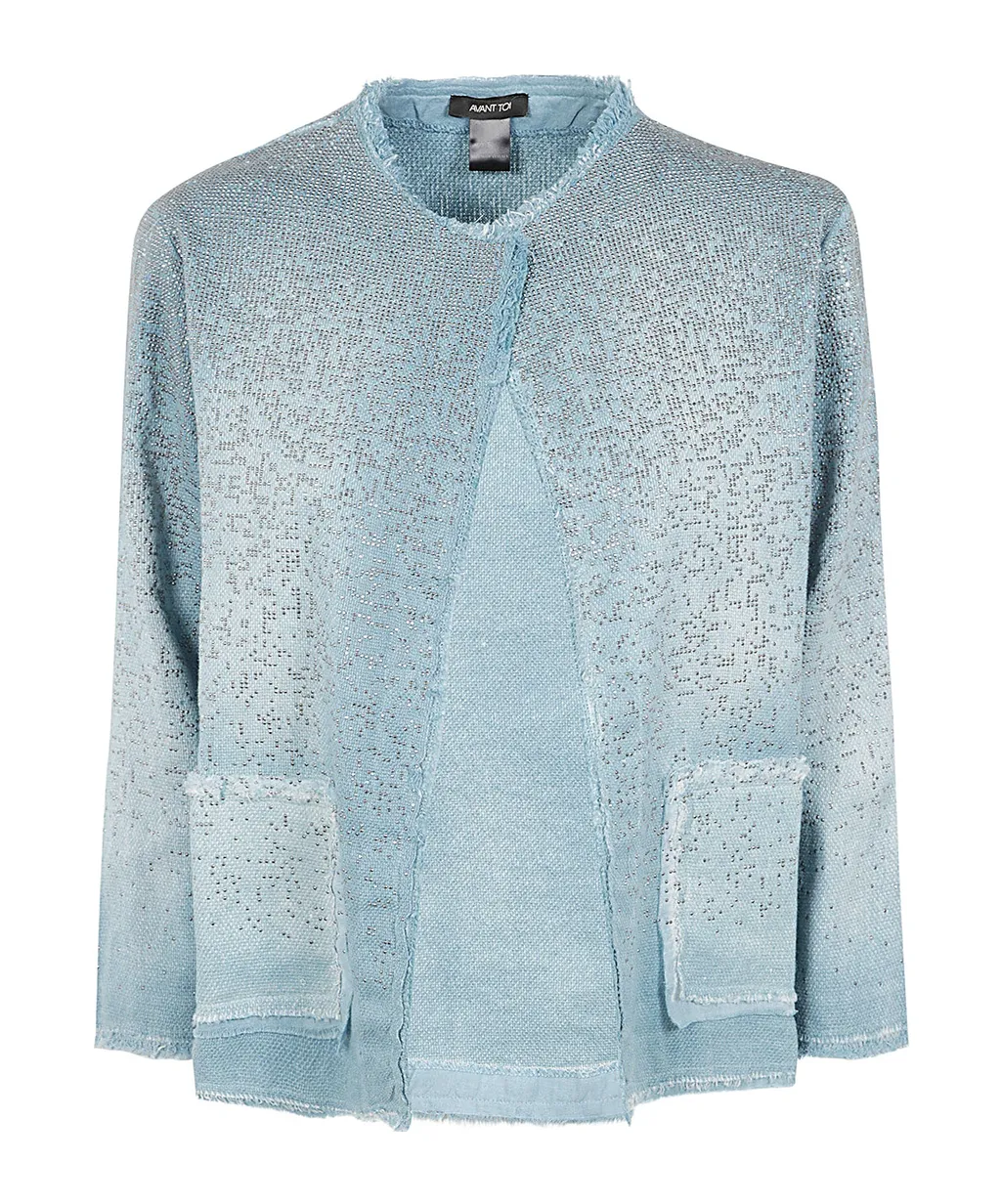 Long-Sleeved Round-Neck Casual Jacket