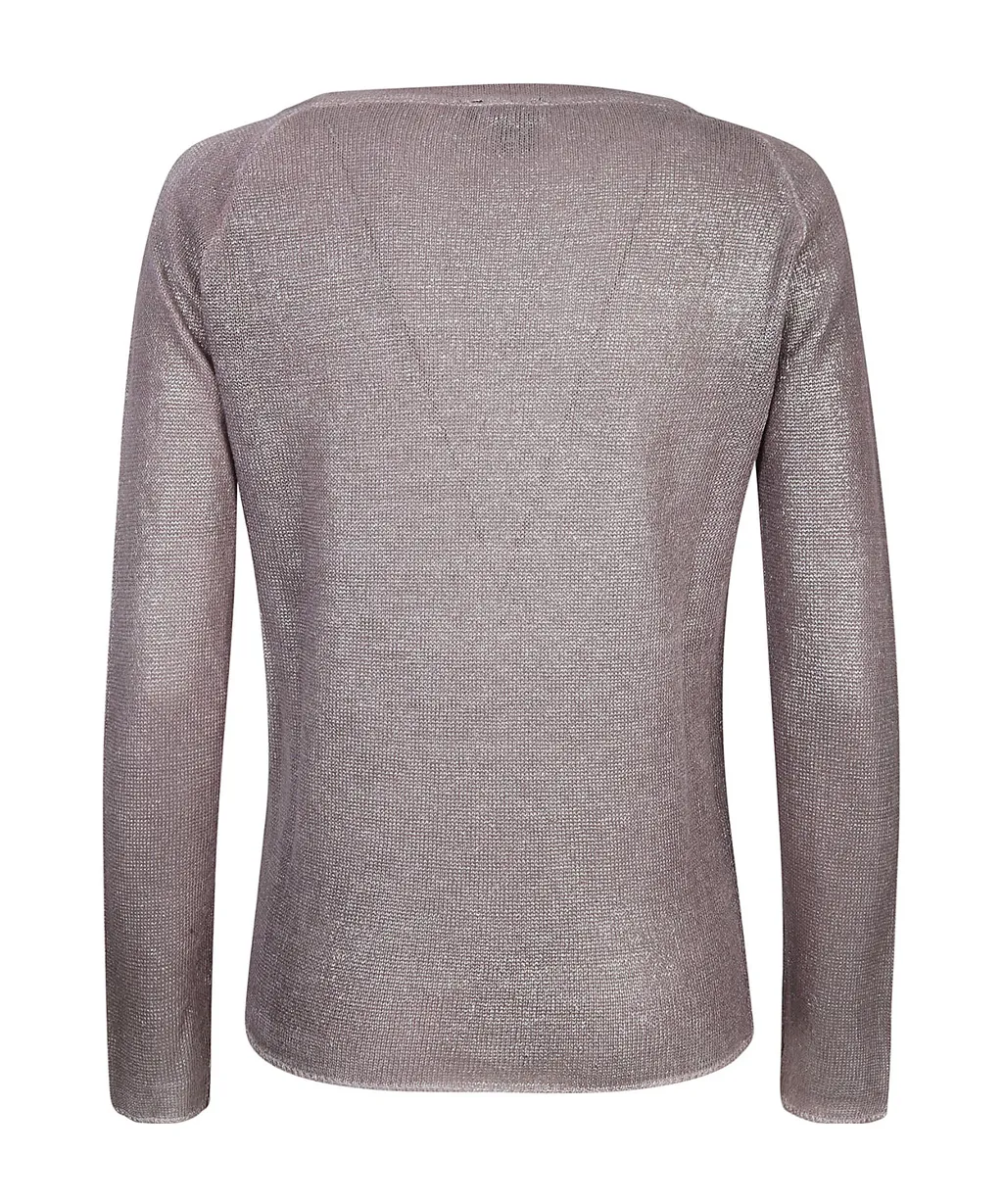 Laminated Linen Jumper