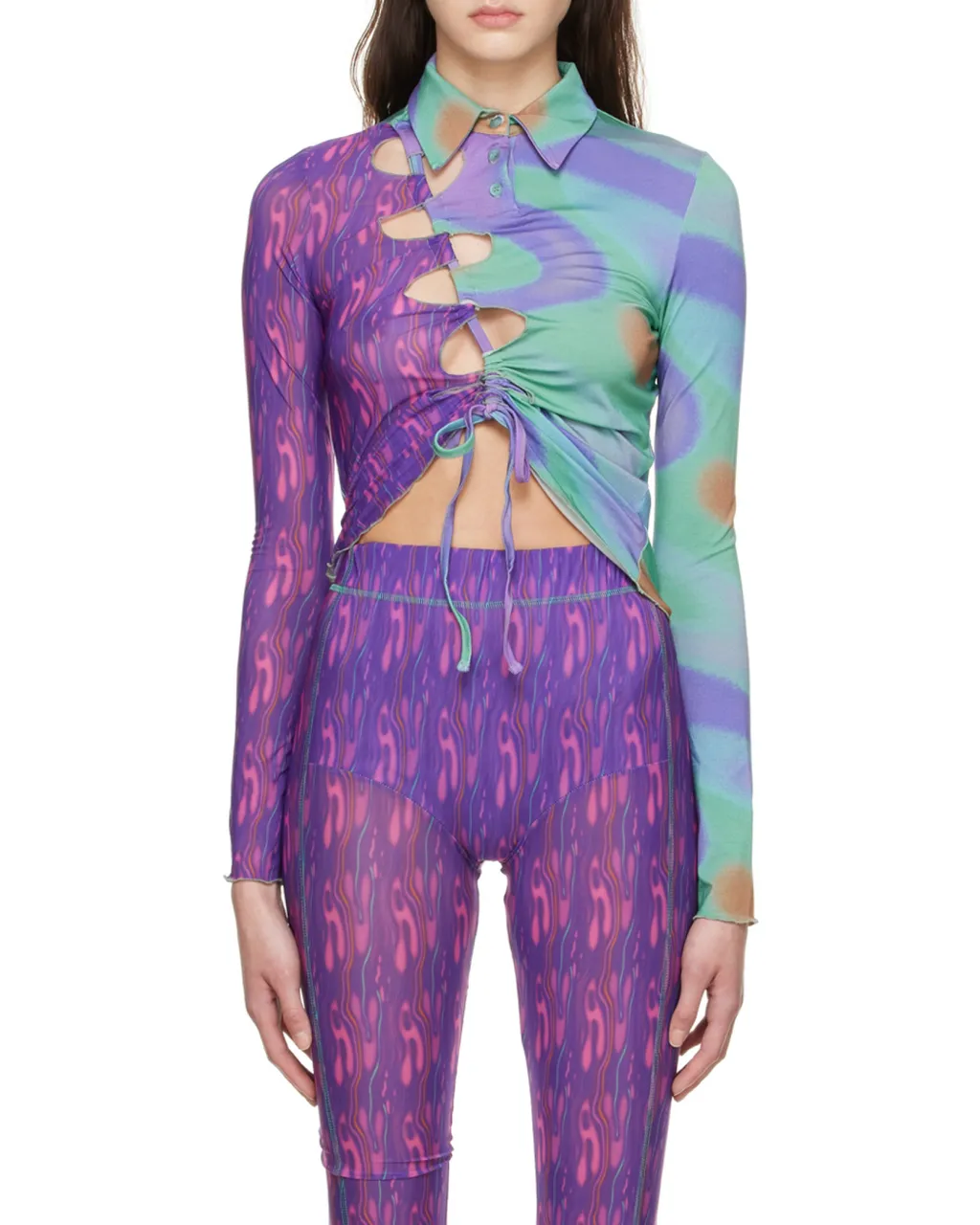 Lapel Long-Sleeved Top