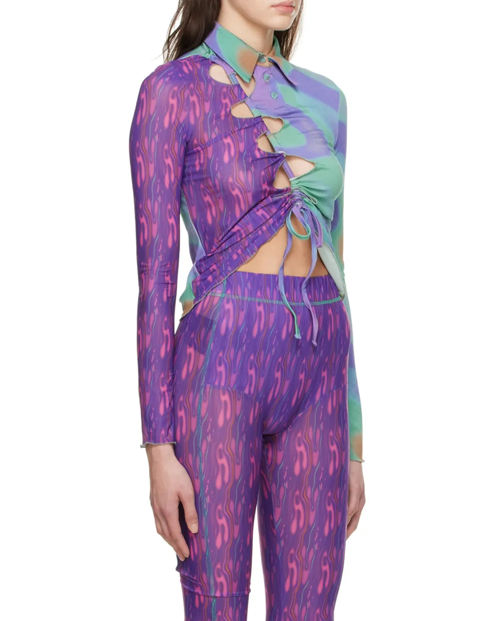 Lapel Long-Sleeved Top