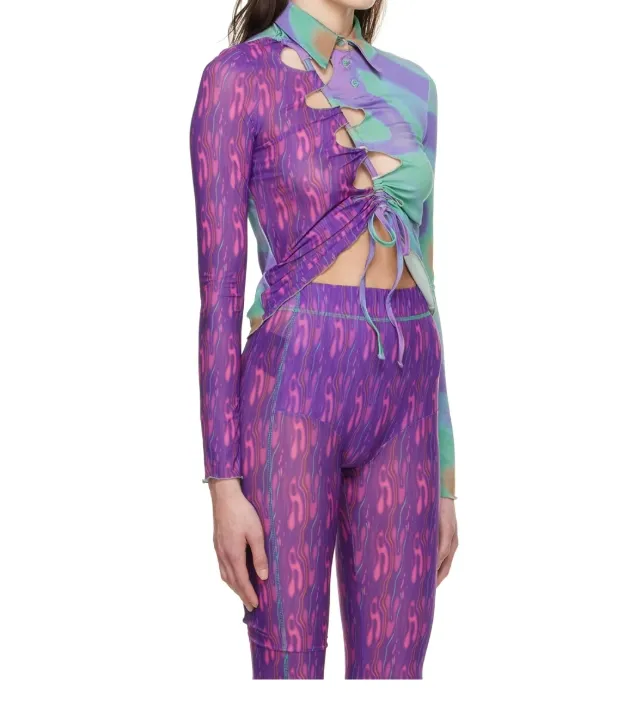 Lapel Long-Sleeved Top