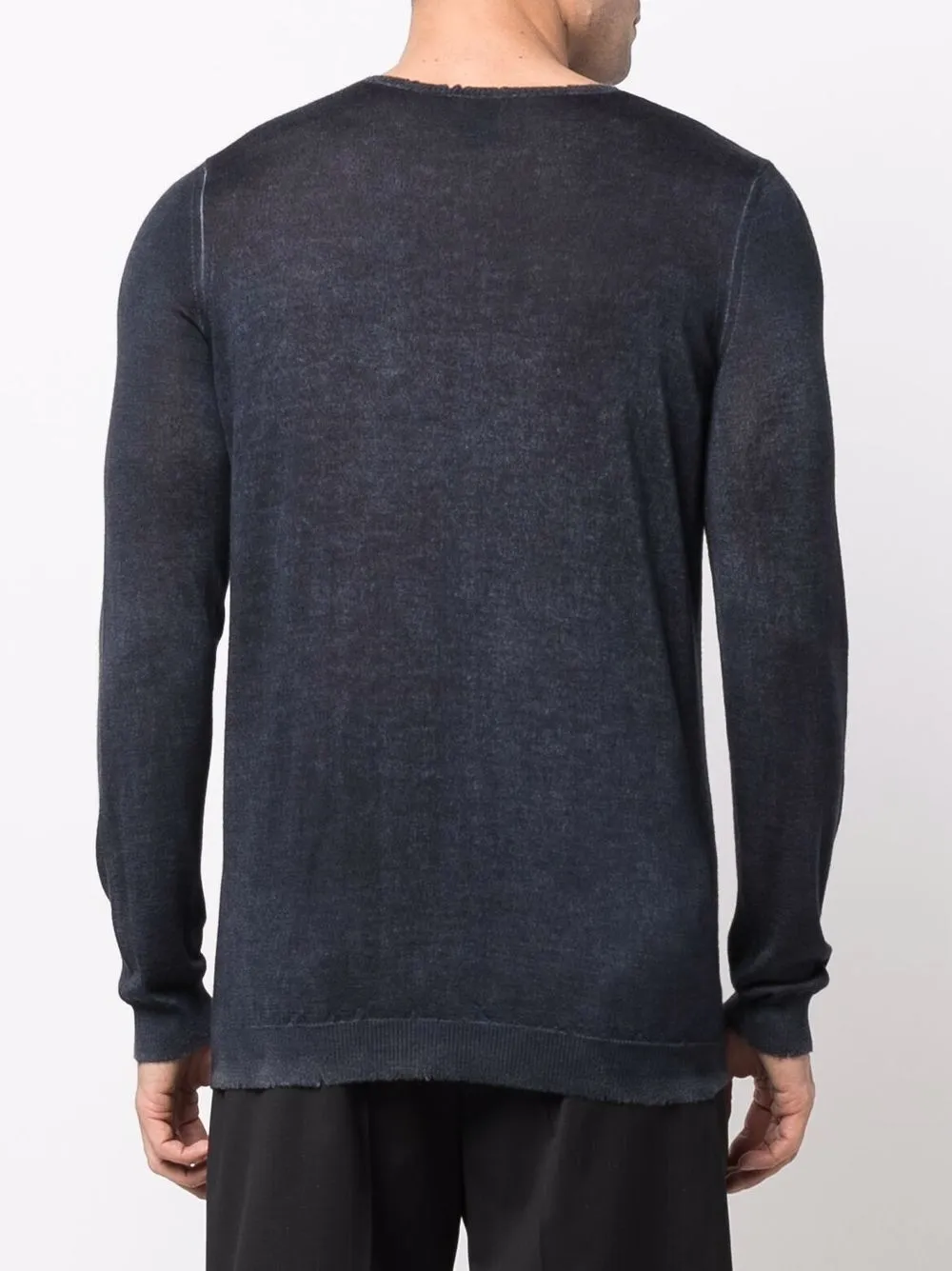 Round-Collar And Long-Sleeved Sweater