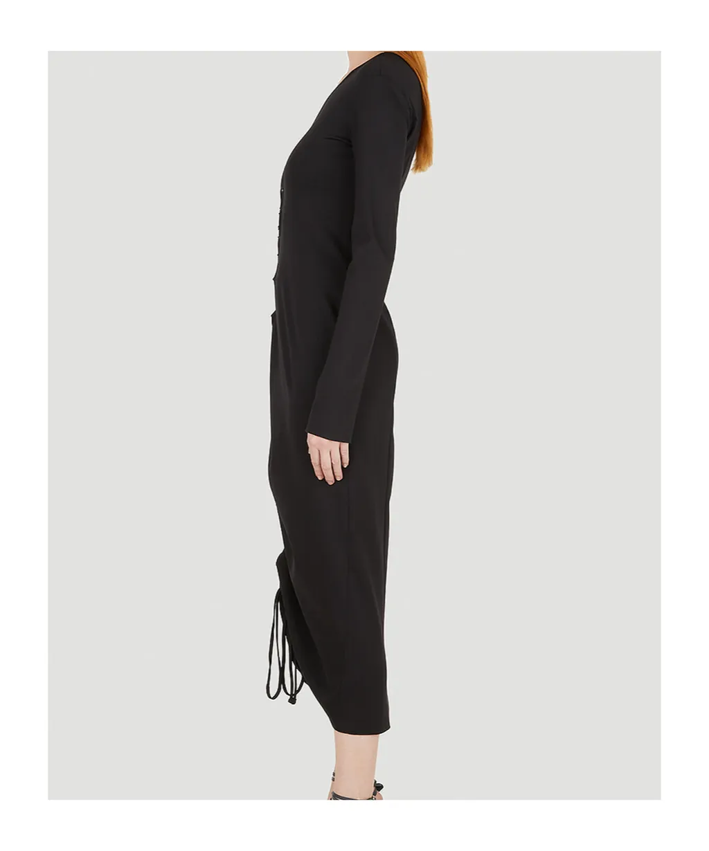 Cut-Out Midi Dress