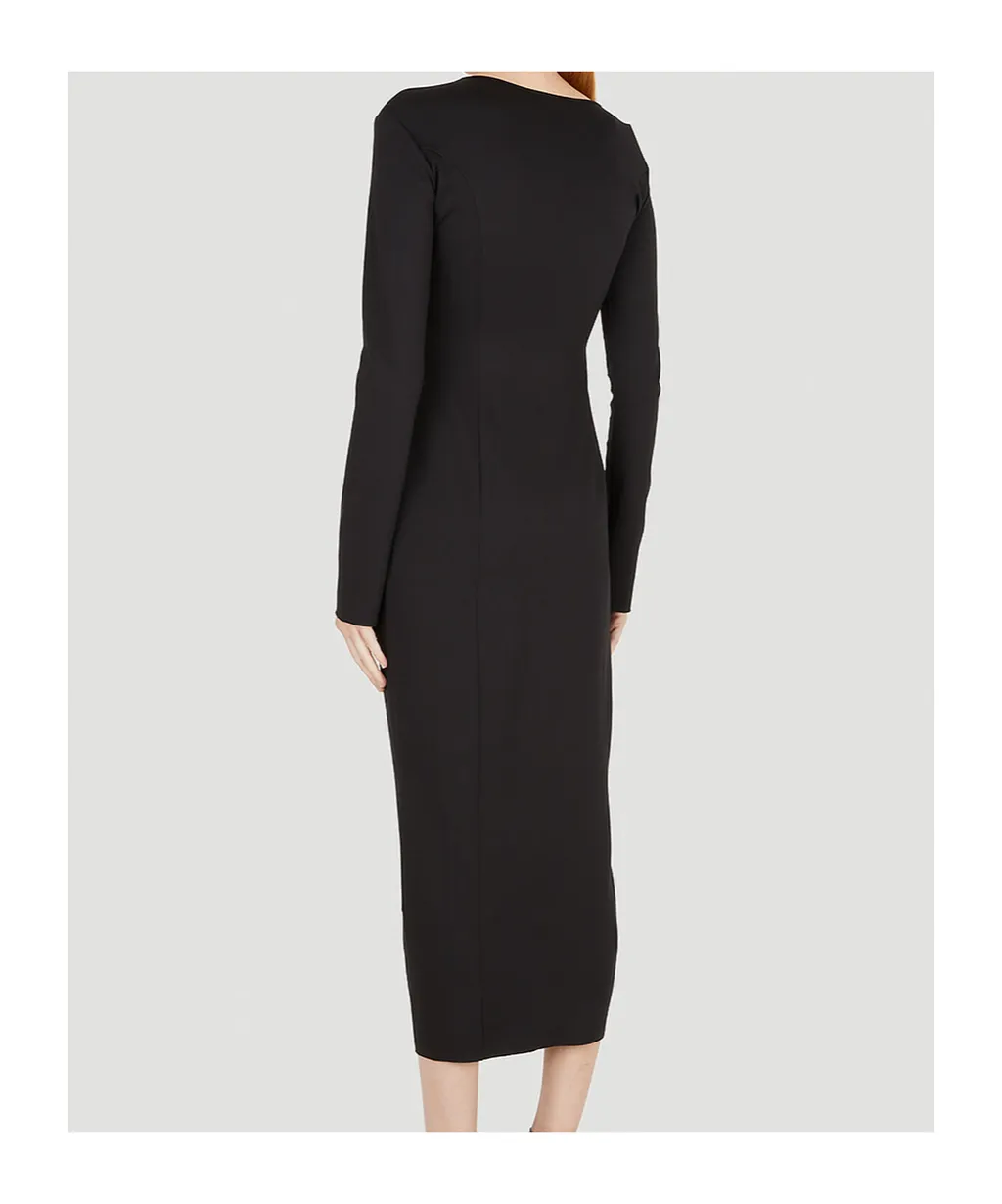 Cut-Out Midi Dress