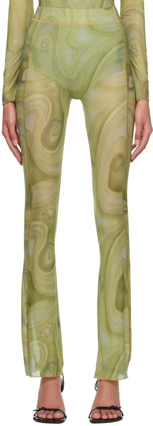 Pattern Casual Pants