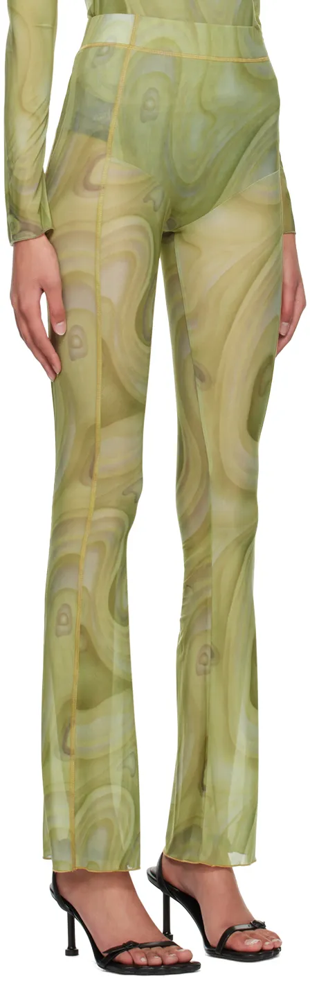 Pattern Casual Pants