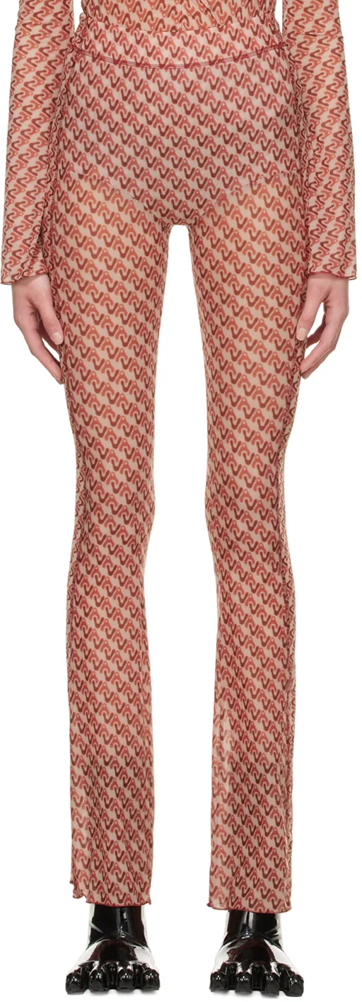 Pattern Casual Pants