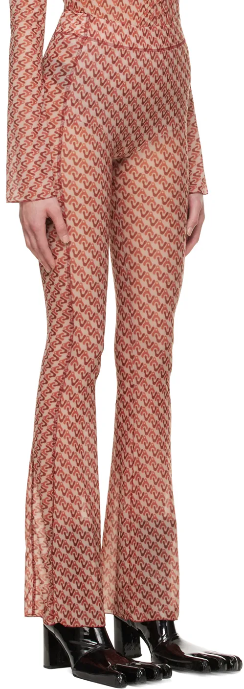 Pattern Casual Pants