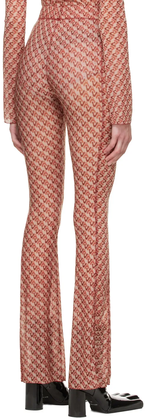 Pattern Casual Pants