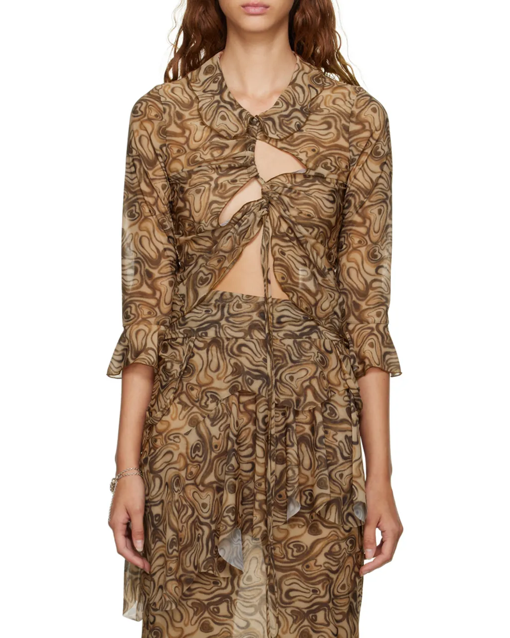 Lapel Long-Sleeved Shirt