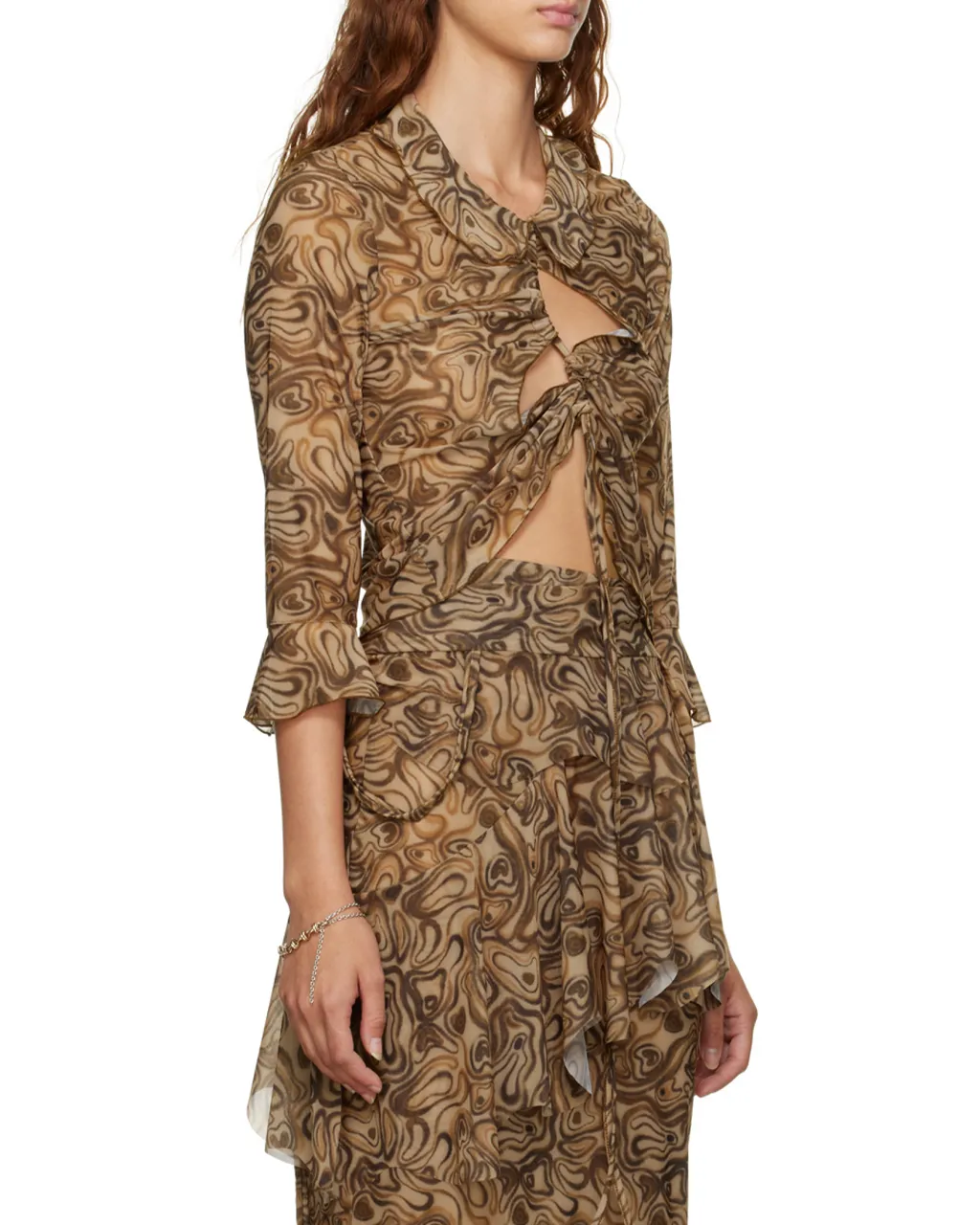 Lapel Long-Sleeved Shirt