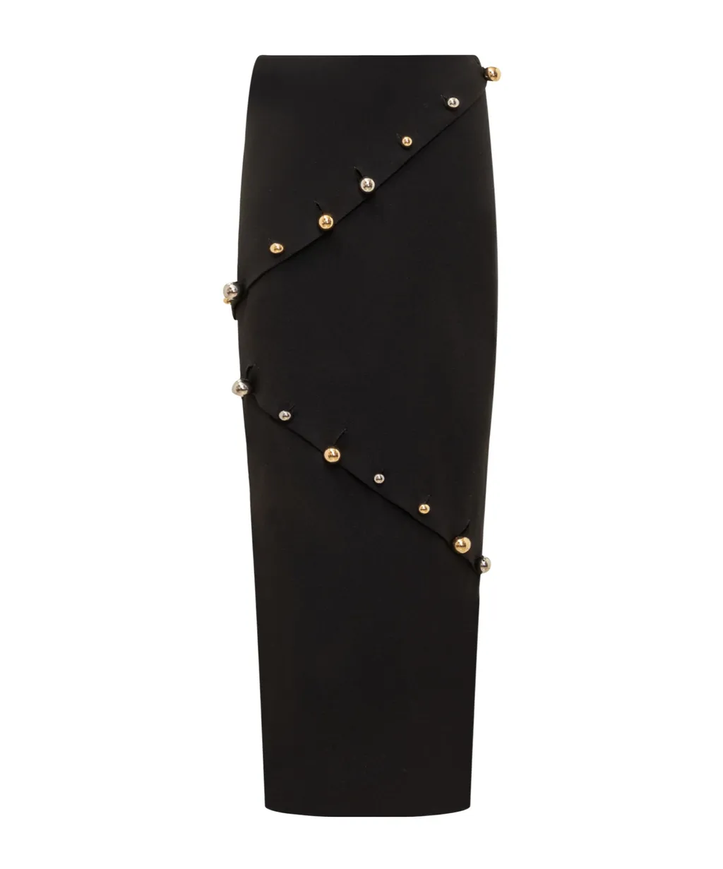 Embellished Pencil Skirt