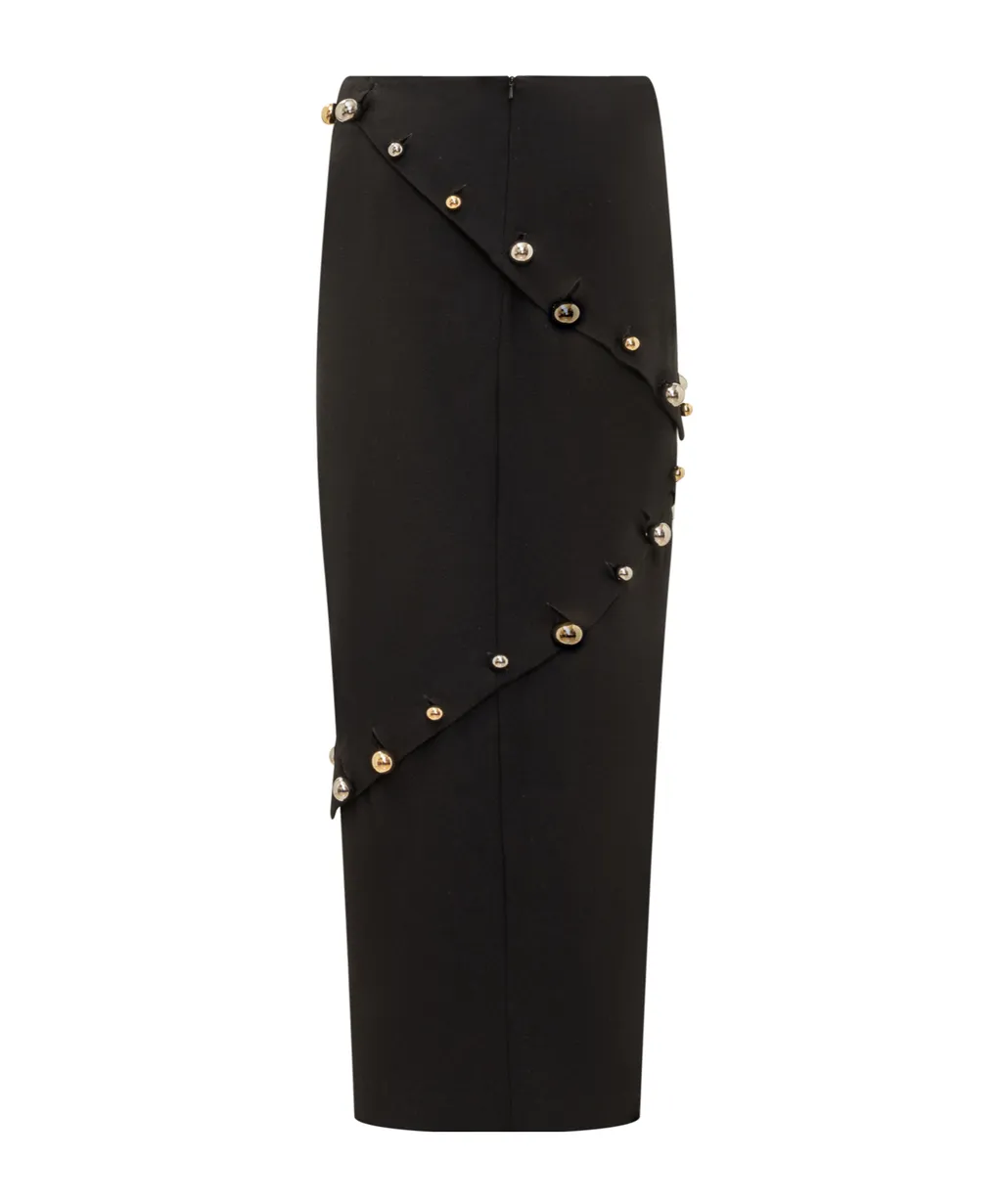Embellished Pencil Skirt