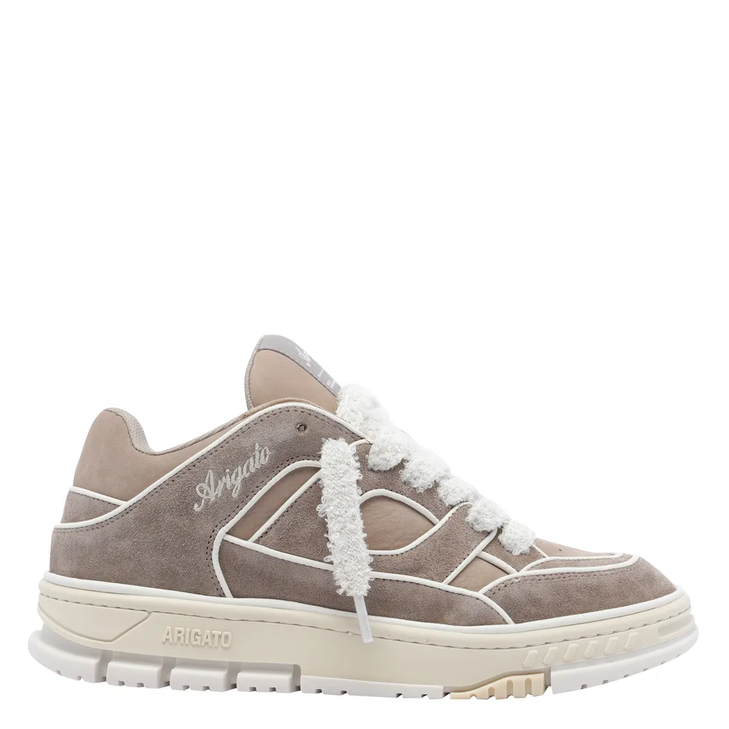 Area Lo Leather Panelled Sneakers