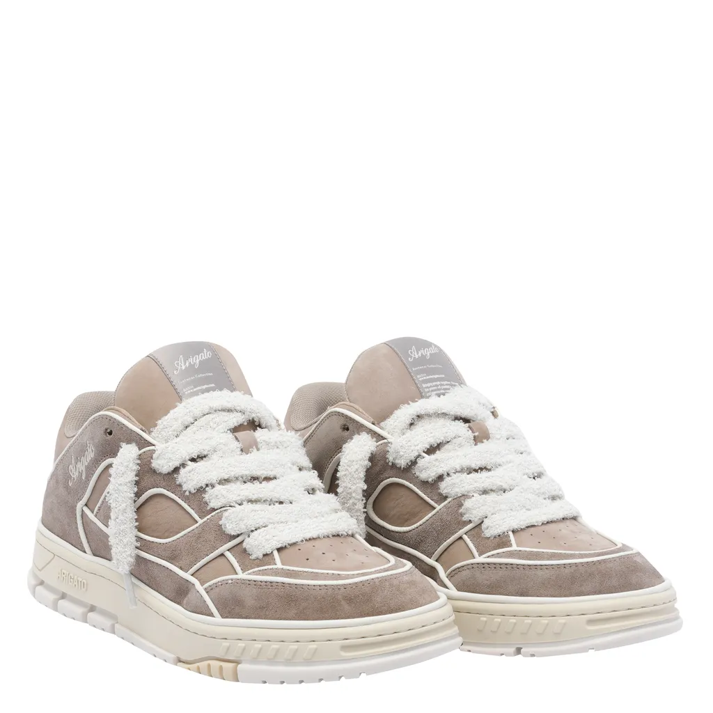 Area Lo Leather Panelled Sneakers
