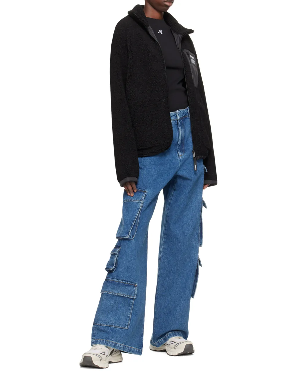 Roam High Waist Cargo Jeans