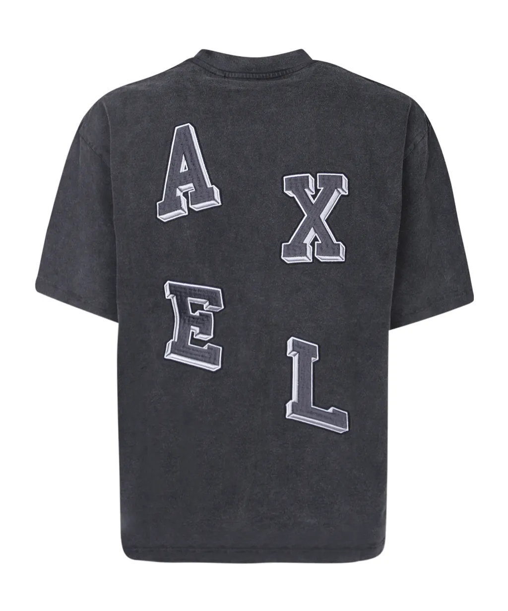 Typo Embroidered Oversized T-Shirt