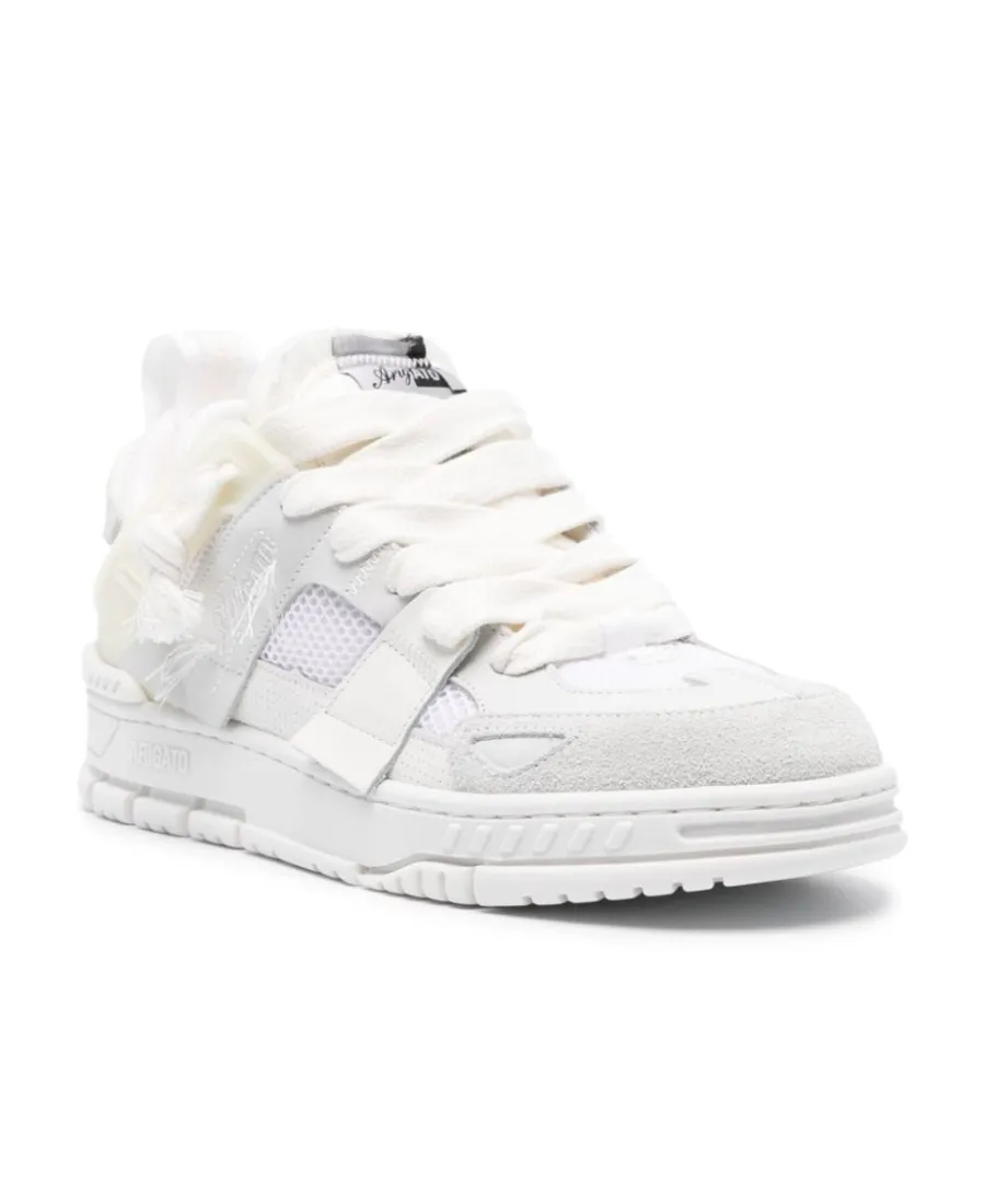Area Patchwork Lace-Up Sneakers