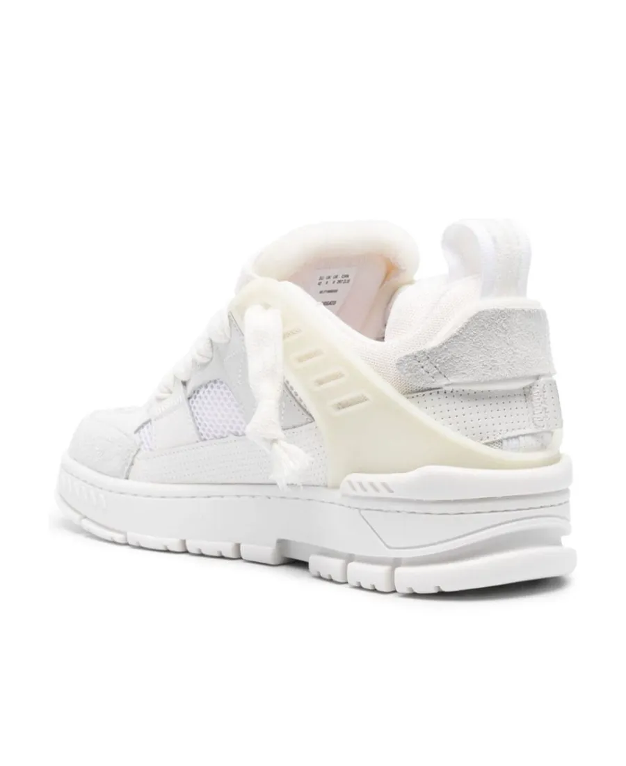 Area Patchwork Lace-Up Sneakers