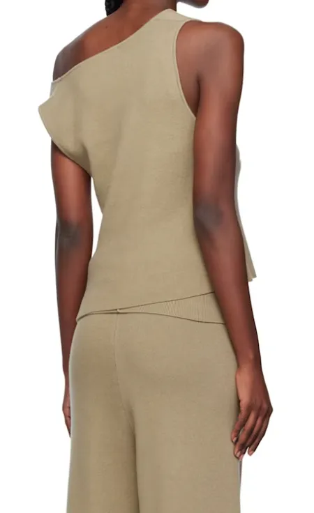 Strapless Seamed T-Shirt