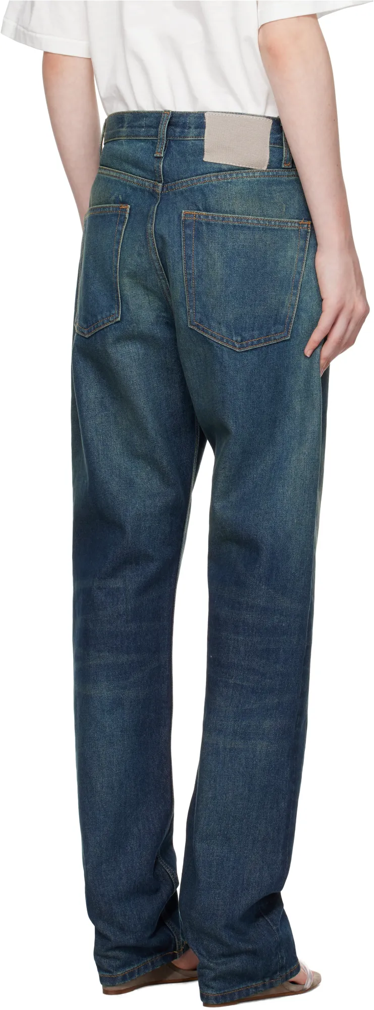 Tapered Denim Jeans