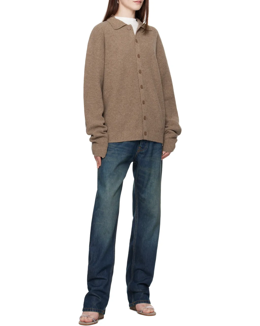 Tapered Denim Jeans