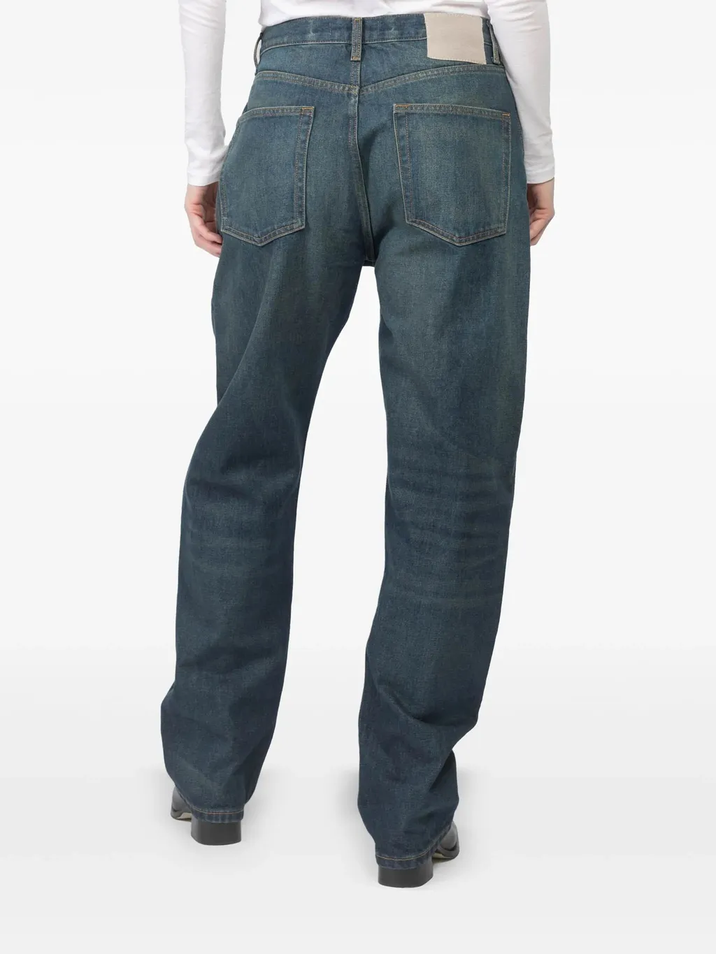 Tapered Denim Jeans