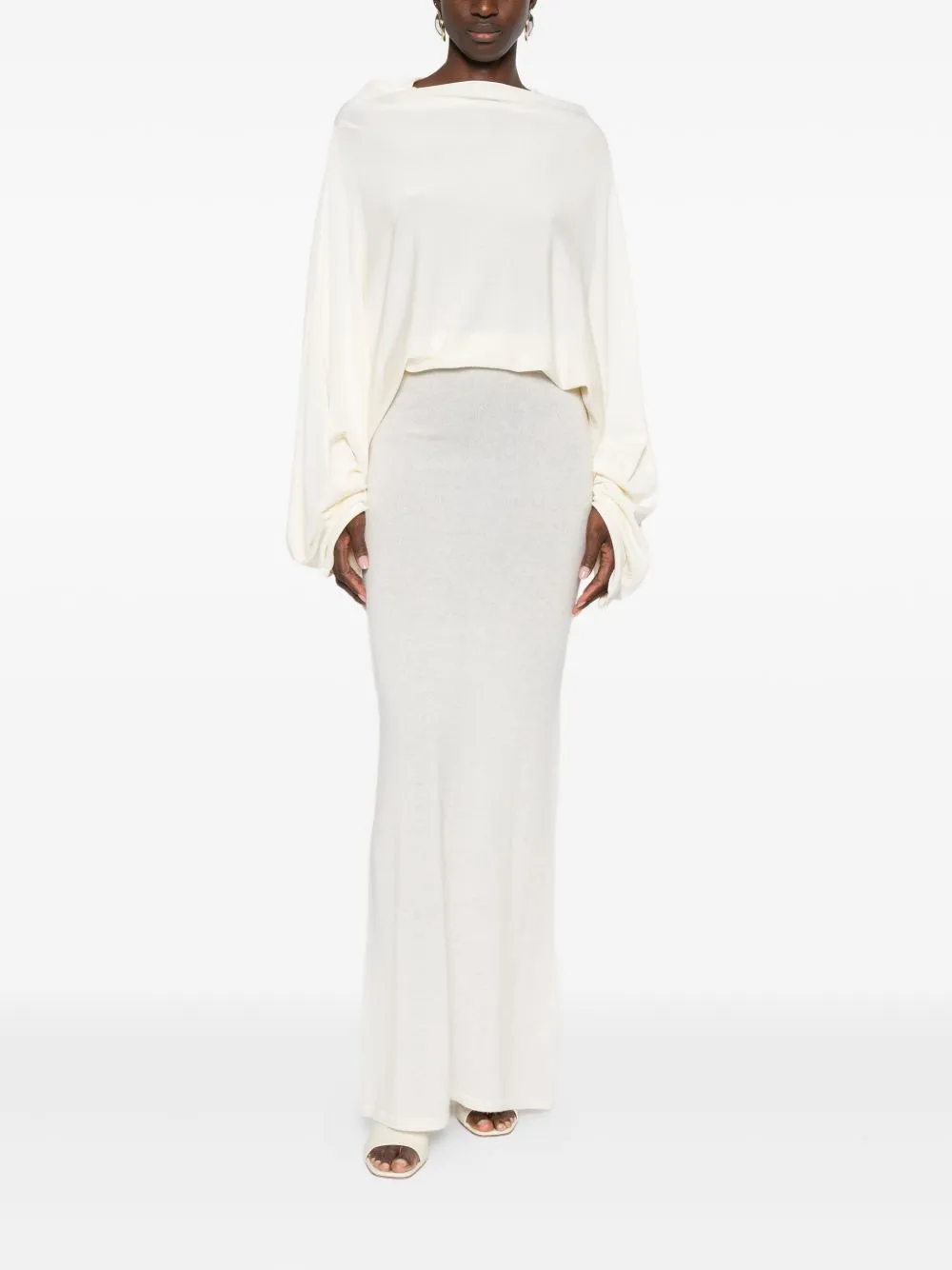 Backless Ultra-Long Dress