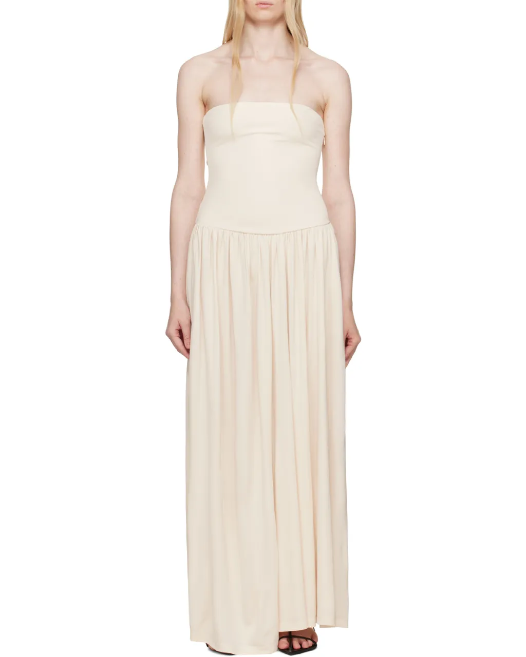 Strapless Midi Dress