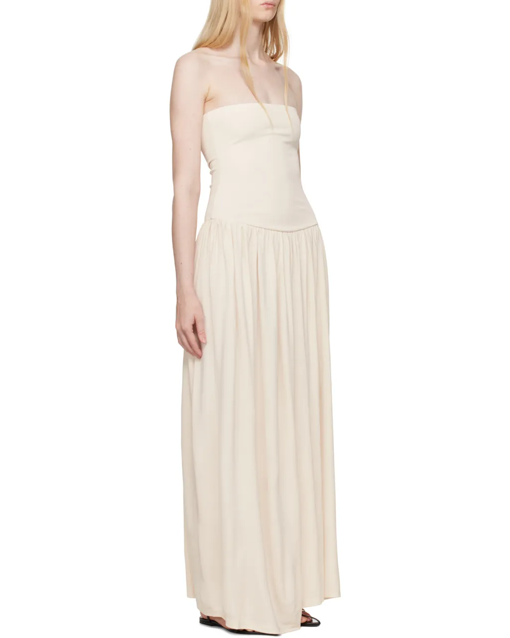 Strapless Midi Dress