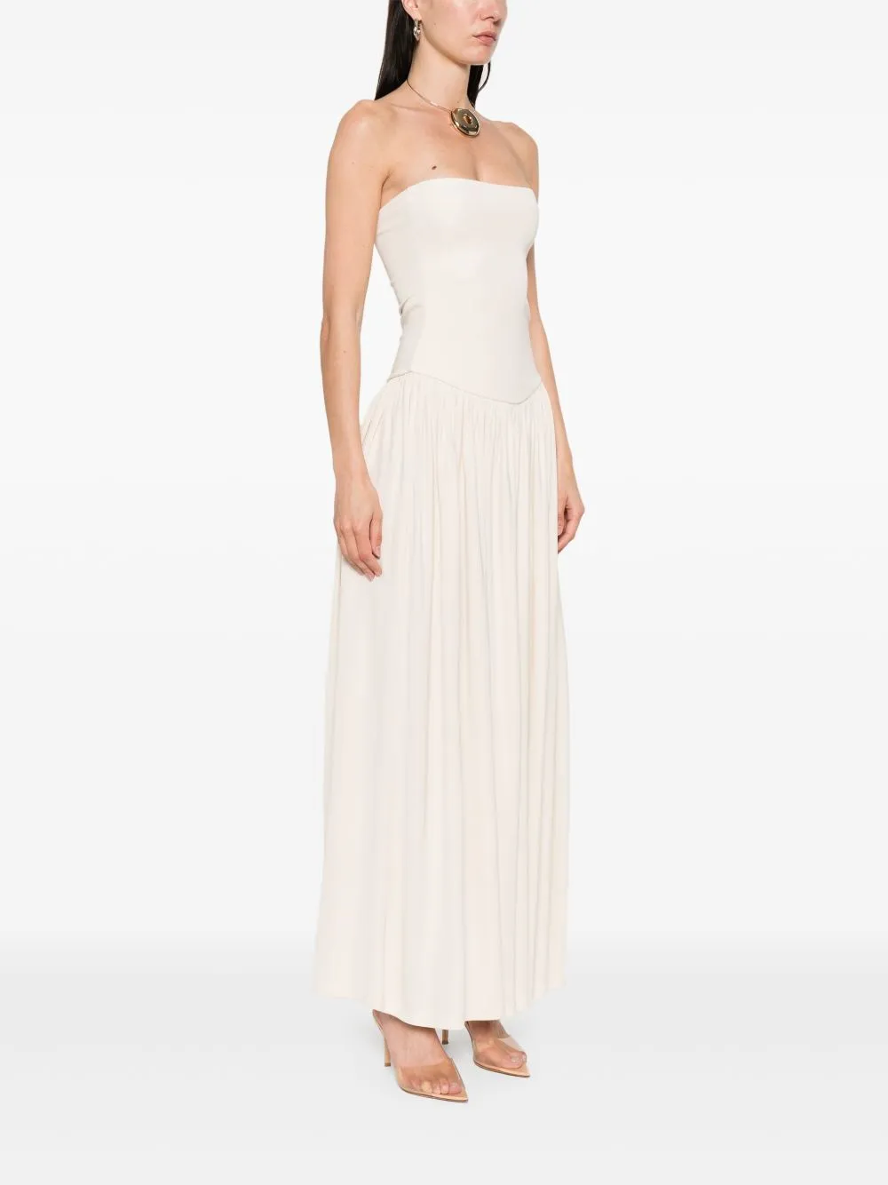 Strapless Midi Dress