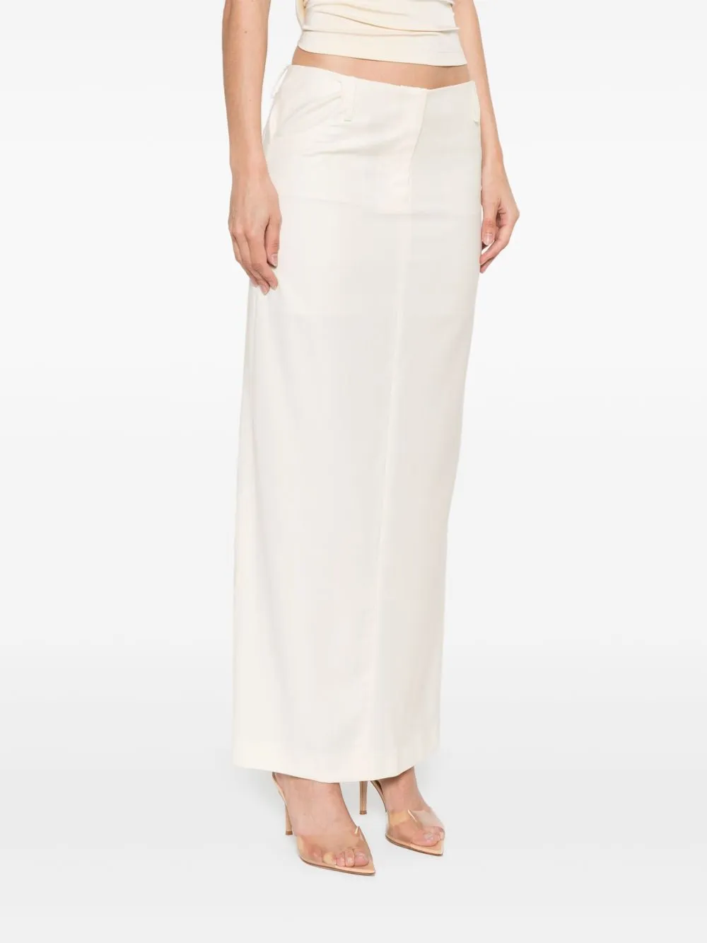 Twill Maxi Skirt