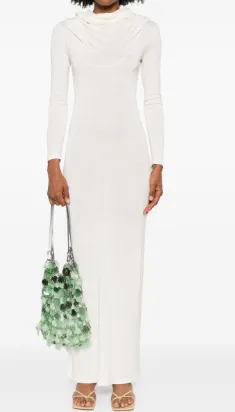 Fine-Knit Ultra-Long Dress