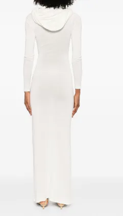 Fine-Knit Ultra-Long Dress
