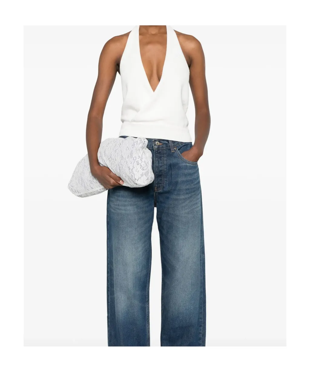 Halterneck Knitted Tank Top