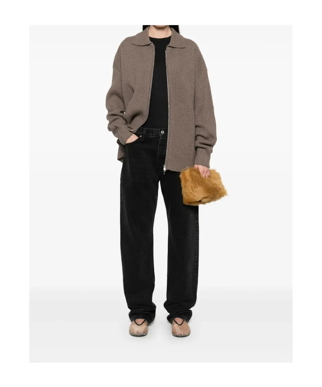 Waistband Denim Trousers