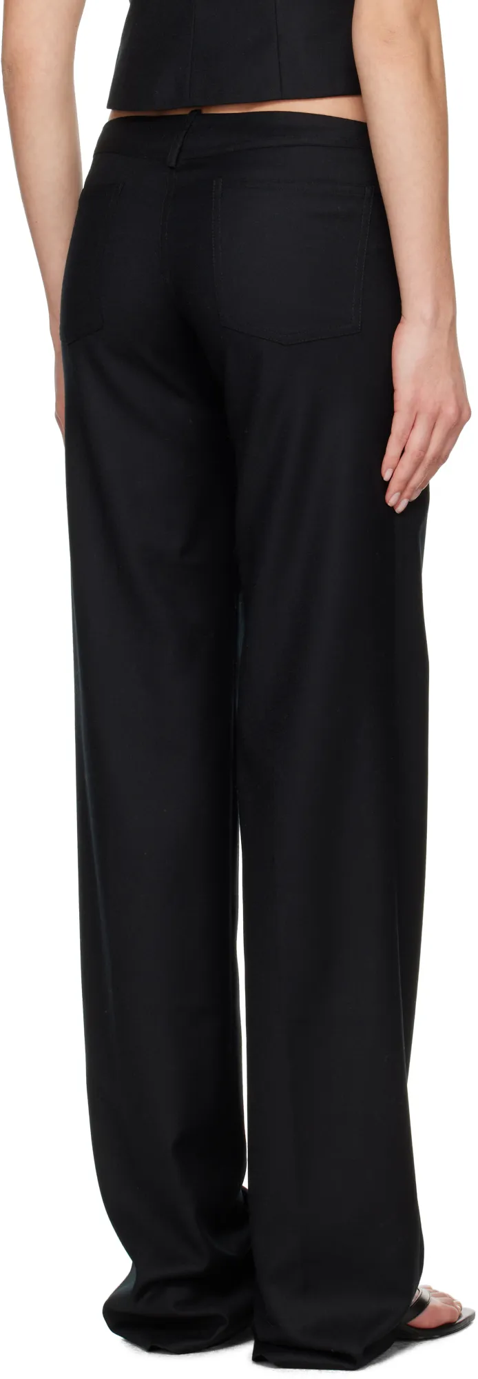 Casual Pants With Belt Loops