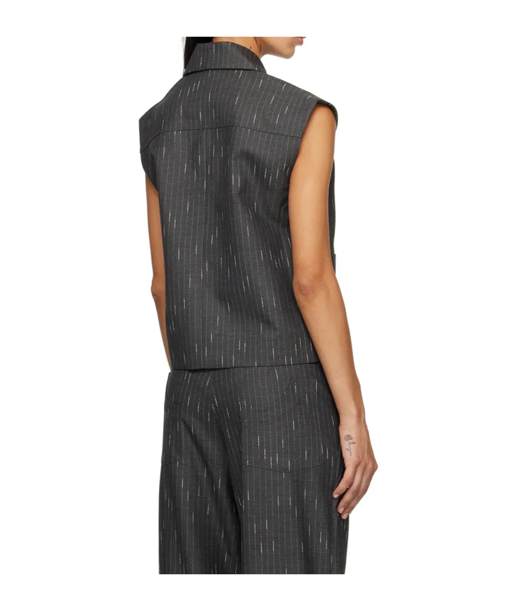 Elastic Twill Vest