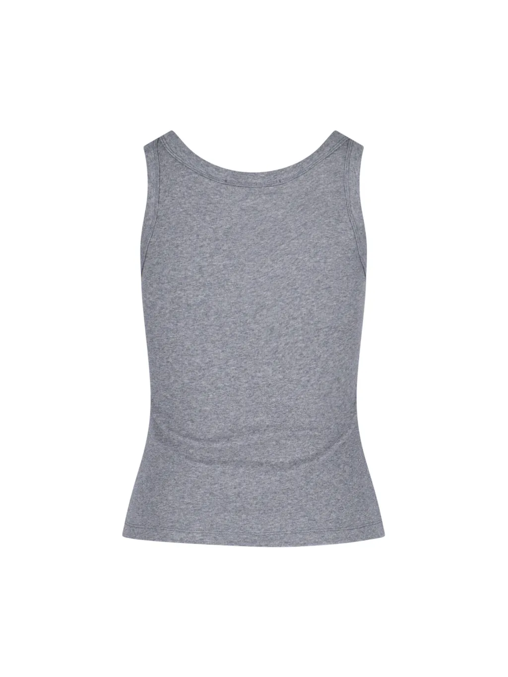 Scoop Neck Ribbed Tank Top
