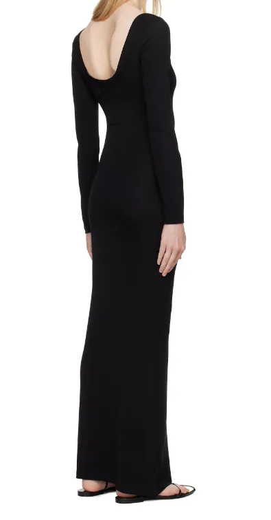 Scoop-Neck Maxi Dress