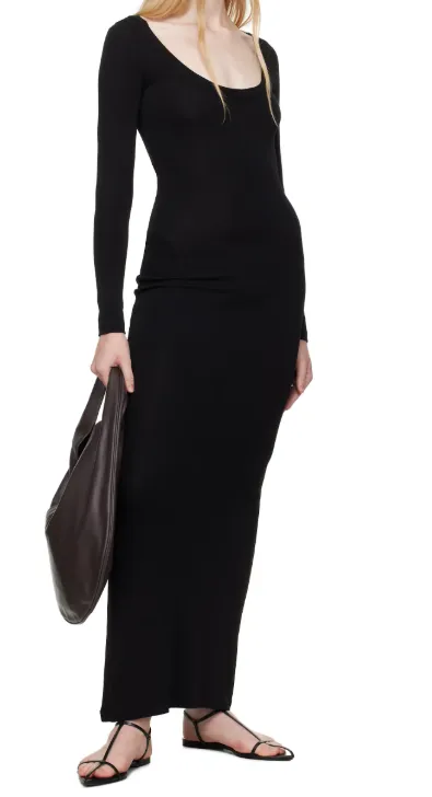 Scoop-Neck Maxi Dress